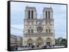 Notre Dame de Paris I-Cora Niele-Framed Stretched Canvas