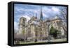 Notre Dame de Paris II-Cora Niele-Framed Stretched Canvas