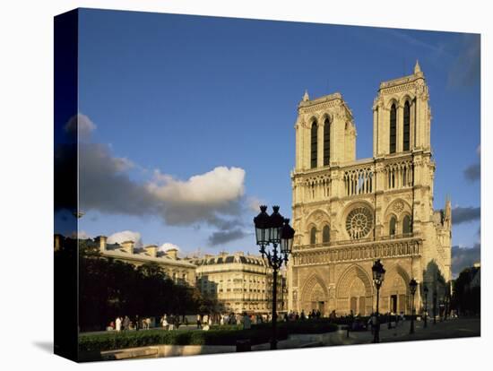 Notre Dame De Paris, Ile De La Cite, Paris, France-Peter Scholey-Stretched Canvas