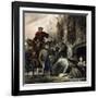 Notre-Dame de Paris - Soldats et prisonnières-Louis Boulanger-Framed Giclee Print