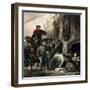 Notre-Dame de Paris - Soldats et prisonnières-Louis Boulanger-Framed Giclee Print