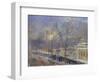 Notre-Dame de Paris Vue du Quai de la Tournelle, Effet de Neige-Albert-Charles Lebourg-Framed Giclee Print