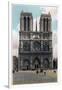 Notre Dame De Paris, Western Façade, C1900-null-Framed Giclee Print