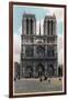 Notre Dame De Paris, Western Façade, C1900-null-Framed Giclee Print