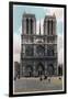 Notre Dame De Paris, Western Façade, C1900-null-Framed Giclee Print
