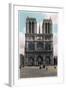 Notre Dame De Paris, Western Façade, C1900-null-Framed Giclee Print