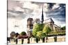 Notre Dame de Paris-Philippe Hugonnard-Stretched Canvas