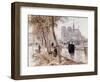 Notre Dame de Paris-Jean Francois Raffaelli-Framed Giclee Print