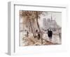 Notre Dame de Paris-Jean Francois Raffaelli-Framed Giclee Print