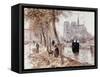 Notre Dame de Paris-Jean Francois Raffaelli-Framed Stretched Canvas