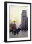 Notre Dame De Paris-Eugene Galien-Laloue-Framed Giclee Print