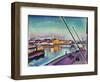 Notre-Dame Embankment, Le Havre, 1908-Georges Dupuis-Framed Giclee Print