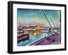 Notre-Dame Embankment, Le Havre, 1908-Georges Dupuis-Framed Giclee Print