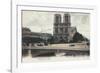 Notre-Dame et le Pont-Stephanie Monahan-Framed Giclee Print