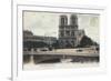 Notre-Dame et le Pont-Stephanie Monahan-Framed Giclee Print