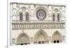 Notre Dame Facade Details I-Cora Niele-Framed Giclee Print