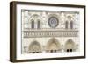 Notre Dame Facade Details I-Cora Niele-Framed Giclee Print