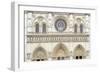 Notre Dame Facade Details I-Cora Niele-Framed Giclee Print