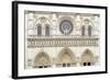 Notre Dame Facade Details I-Cora Niele-Framed Giclee Print