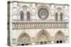 Notre Dame Facade Details I-Cora Niele-Stretched Canvas