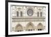 Notre Dame Facade Details I-Cora Niele-Framed Giclee Print