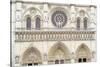 Notre Dame Facade Details I-Cora Niele-Stretched Canvas