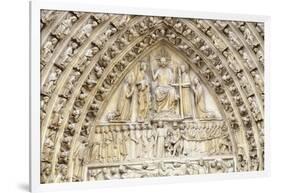 Notre Dame Facade Details II-Cora Niele-Framed Giclee Print