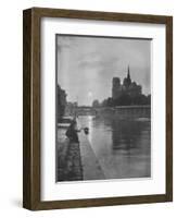 Notre Dame from the river, Paris, 1924-Unknown-Framed Photographic Print