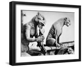 Notre Dame: Gargoyles-Eugène Viollet-le-Duc-Framed Giclee Print