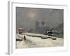 Notre Dame in the Snow, 1904-Siebe Johannes Ten Kate-Framed Giclee Print