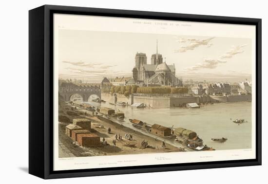 Notre-Dame L'Eveche Et Le Cloitre, 1750-null-Framed Stretched Canvas