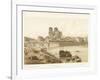 Notre-Dame L'Eveche Et Le Cloitre, 1830-null-Framed Giclee Print