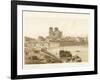 Notre-Dame L'Eveche Et Le Cloitre, 1830-null-Framed Giclee Print