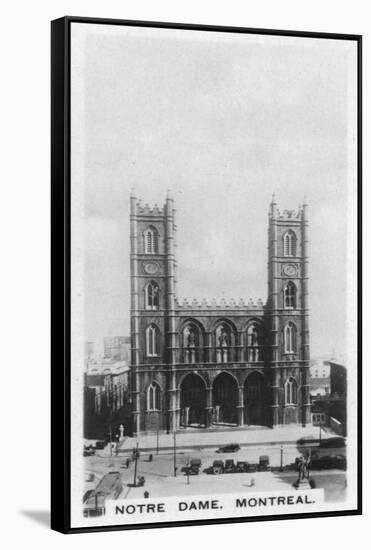 Notre Dame, Montreal, Canada, C1920S-null-Framed Stretched Canvas