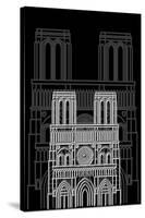 Notre Dame Night-Cristian Mielu-Stretched Canvas