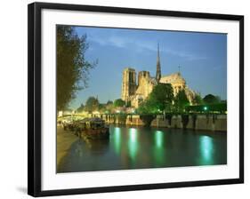 Notre Dame on the Siene River, Paris, France, Europe-Gavin Hellier-Framed Photographic Print