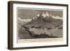 Notre Dame, or Double Peak Mountain, Straits of Magellan-null-Framed Giclee Print