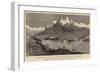 Notre Dame, or Double Peak Mountain, Straits of Magellan-null-Framed Giclee Print