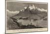 Notre Dame, or Double Peak Mountain, Straits of Magellan-null-Mounted Giclee Print