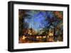 Notre-Dame over La Seine, Paris, France-Nicolas Hugo-Framed Giclee Print