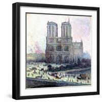 Notre-Dame, Paris, 1900-01-Maximilien Luce-Framed Giclee Print