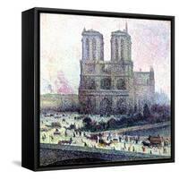 Notre-Dame, Paris, 1900-01-Maximilien Luce-Framed Stretched Canvas