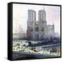 Notre-Dame, Paris, 1900-01-Maximilien Luce-Framed Stretched Canvas