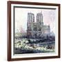 Notre-Dame, Paris, 1900-01-Maximilien Luce-Framed Giclee Print