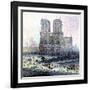 Notre-Dame, Paris, 1900-01-Maximilien Luce-Framed Giclee Print