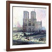 Notre-Dame, Paris, 1900-01-Maximilien Luce-Framed Giclee Print