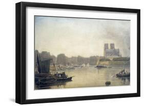 Notre Dame, Paris, 19th Century-Frederick Nash-Framed Giclee Print