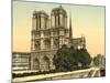 Notre Dame, Paris, France, c.1890-1900-null-Mounted Photographic Print