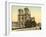 Notre Dame, Paris, France, c.1890-1900-null-Framed Photographic Print