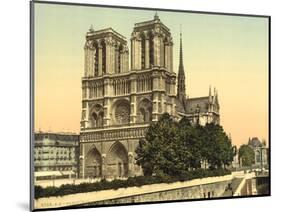 Notre Dame, Paris, France, c.1890-1900-null-Mounted Photographic Print